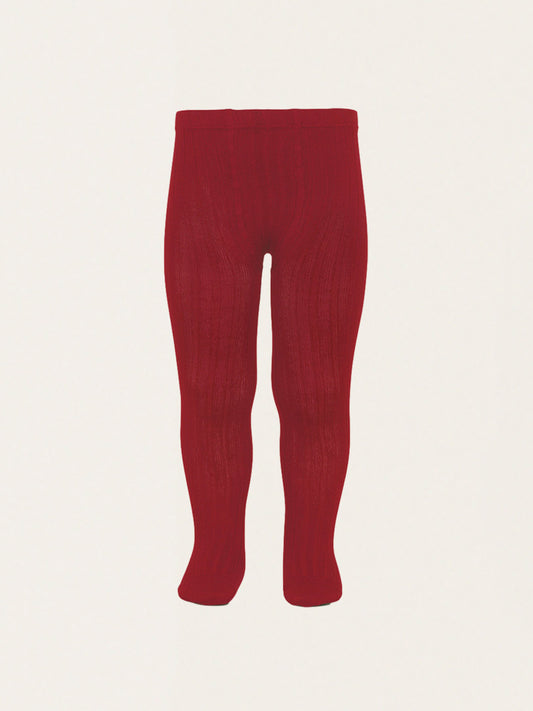 Prążkowane rajstopy basic