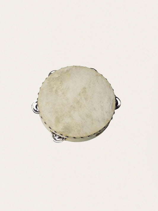 Tamburyn z 5 dzwoneczkami - skóra naturalna