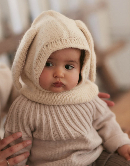 Ręcznie tkana kominiarka - zając