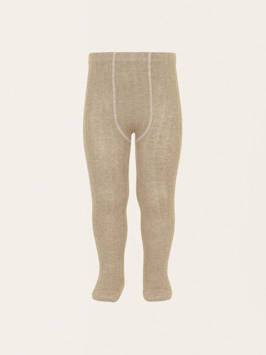 Prążowane rajstopy basic