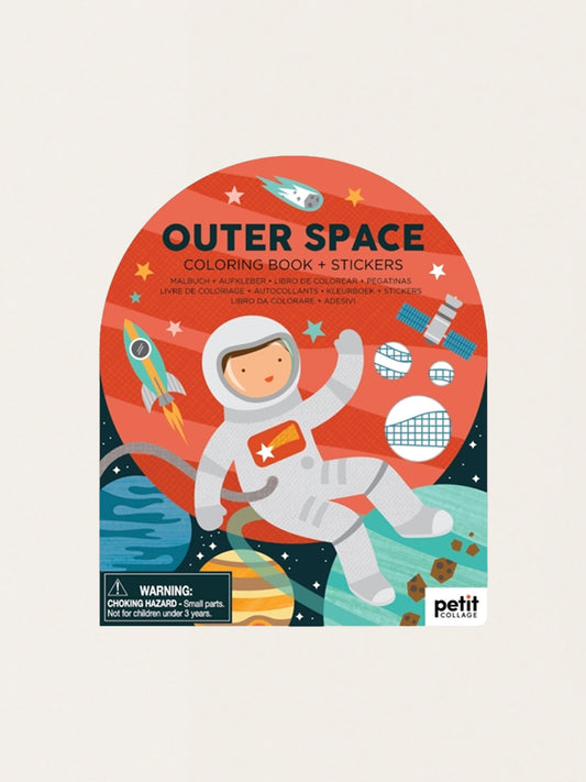Kolorowanka z Naklejkami - Kosmos
