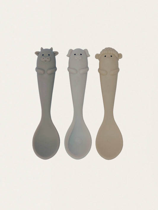 Miękkie łyżeczki Baby spoon Farm 3 szt.