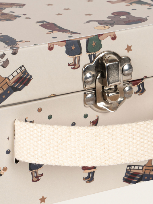 Zestaw drewnianych instrumentów w walizce Circus