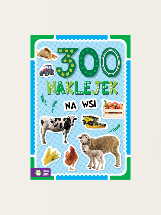 300 Aufkleber. Auf dem Land