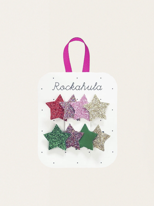 Spinki do włosów 2 szt. Jolly Glitter Star