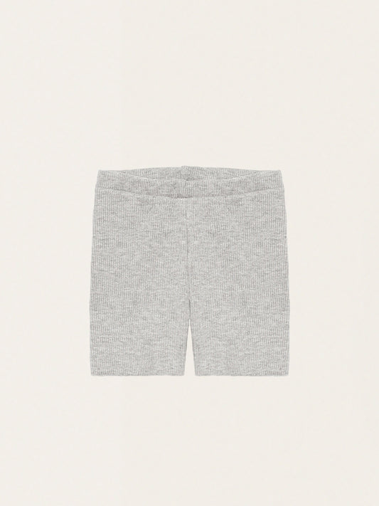 Krótkie spodenki z prążkowanej bawełny