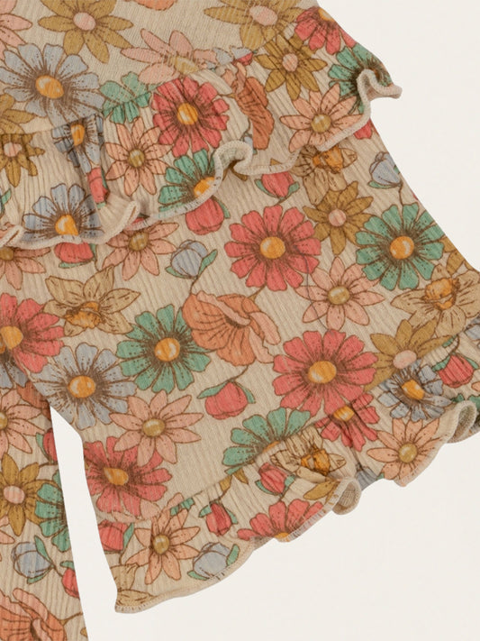 Sukienka z prążkowanej bawełny Chleo