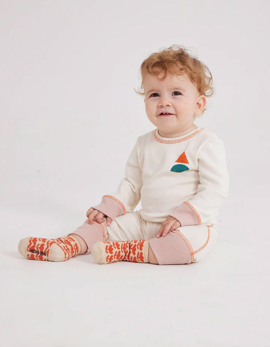Bawełniane legginsy Baby Color Block
