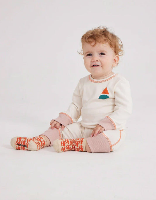 Bawełniane legginsy Baby Color Block