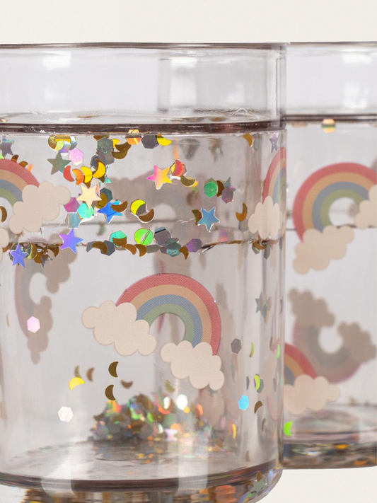 Brokatowe szklanki 2 szt. Rainbow
