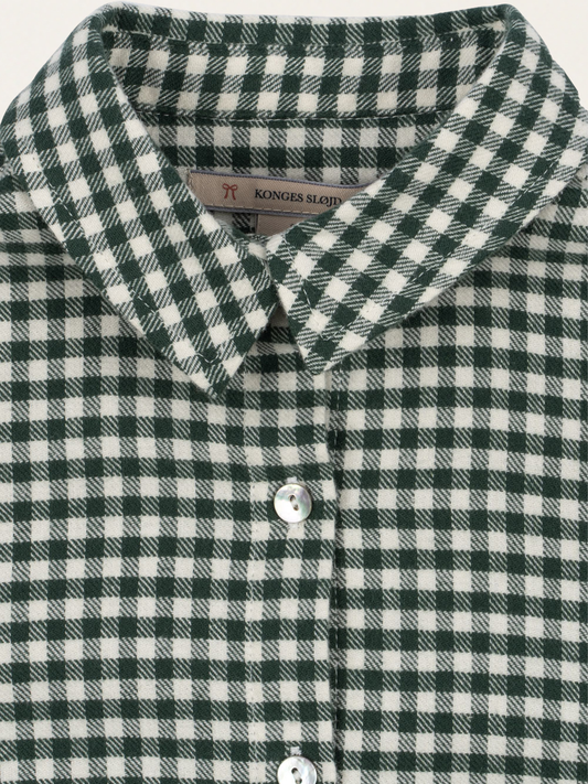 Flanelowa koszula w kratę z organicznej bawełny Foret