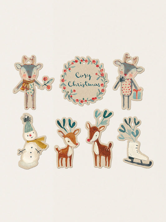 Etykiety prezentowe - Cosy Christmas