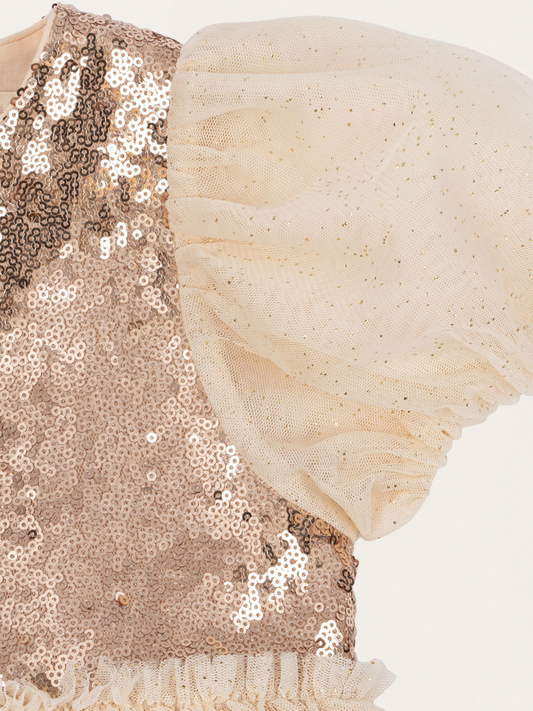 Efektowna tiulowa sukienka Mei