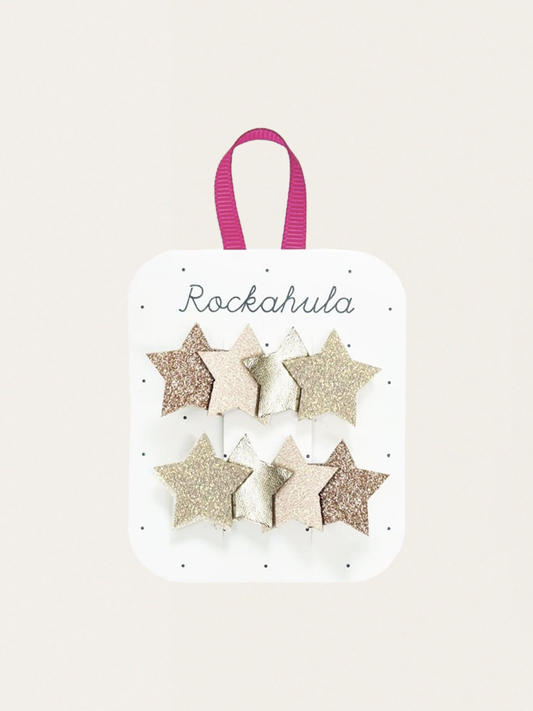 Spinki do włosów 2 szt. Frosted Shimmer Star