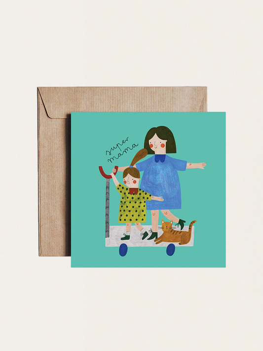 Kartka okolicznościowa - Dzień Mamy - Mum Power