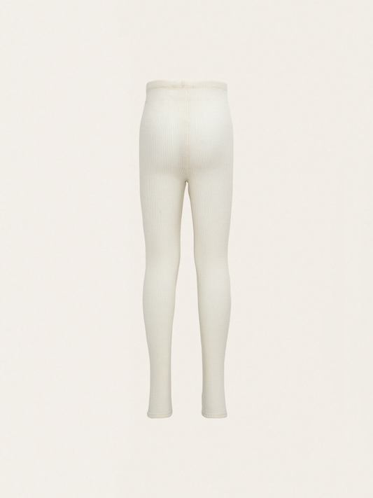 Legginsy z wełny merino Arona - Off White