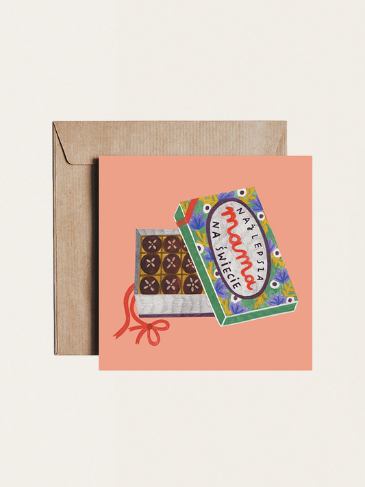 Kartka okolicznościowa - Dzień Mamy - Najlepsza Mama na Świecie