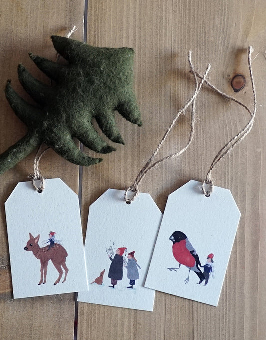 Zawieszki do prezentów - 3 szt. - CHRISTMAS
