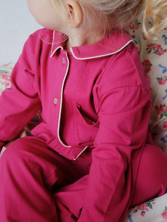 Piżama dwuczęściowa Pio Sangria