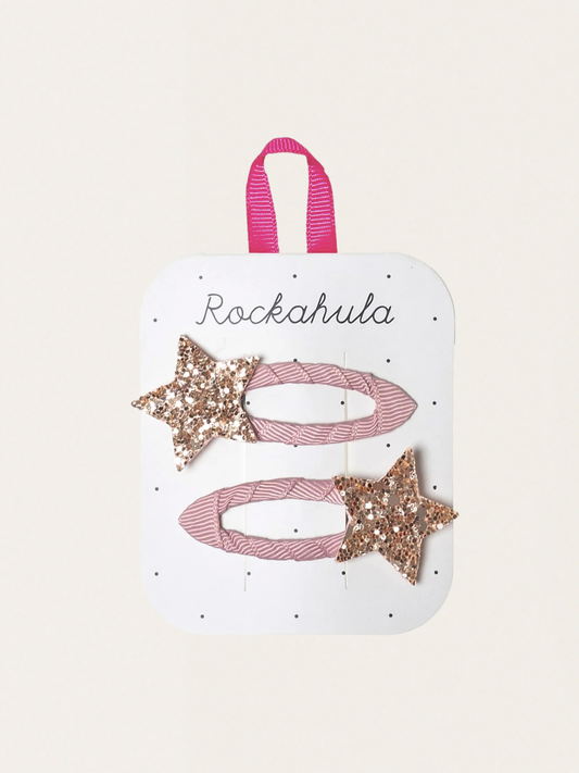 Spinki do włosów 2 szt. Starlight Pink