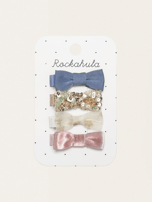 Spinki do włosów 4 szt. Enchanted Mini Bow