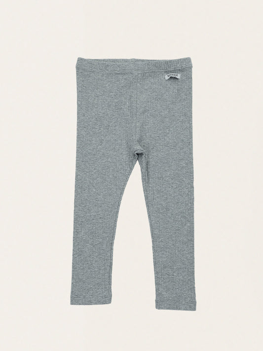 Legginsy Nora z prążkowanej bawełny