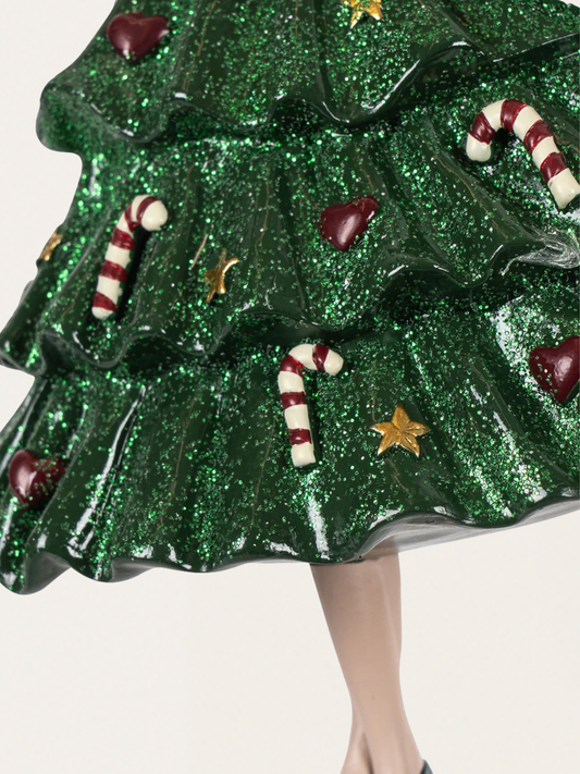 Ceramiczna ozdoba choinkowa Ballerina