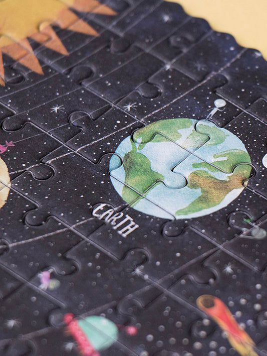 Kieszonkowe puzzle dla dzieci Odkryj Planety