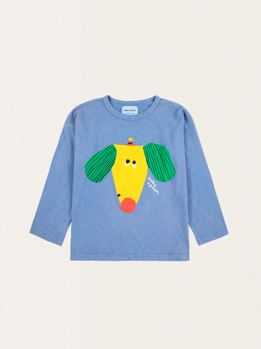 Bawełniany long sleeve Kids Happy Dog