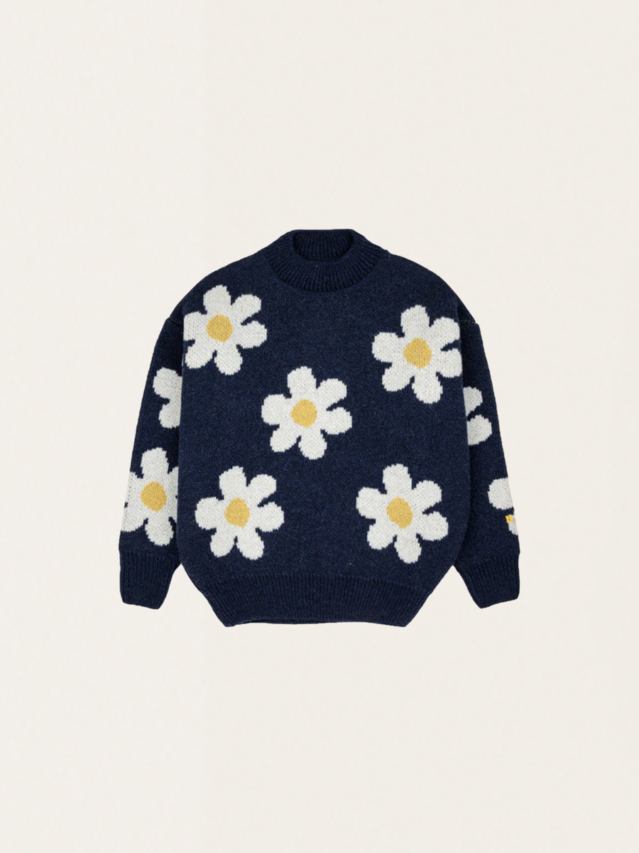 Wełniany sweter Kids - Big Flower