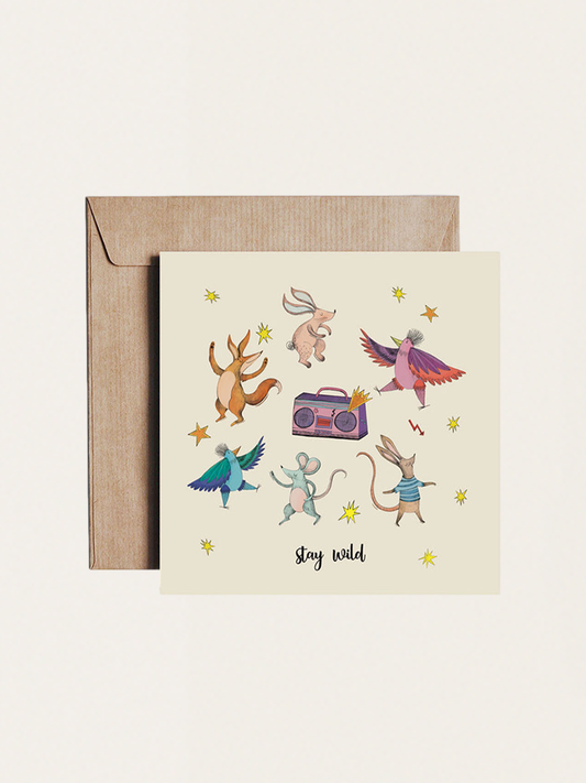 Kartka okolicznościowa - Stay Wild