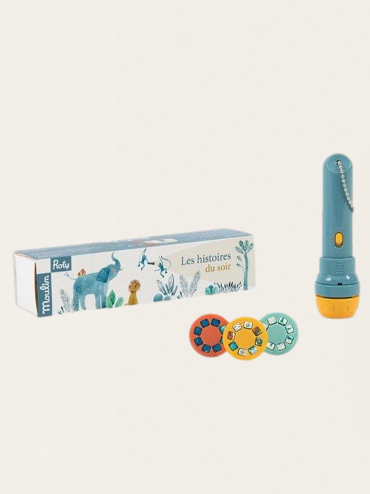 Latarka z projektorem bajek