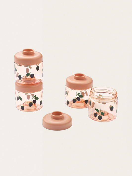 Pojemniki na żywność Dominique 4 szt. Berry / Pale Tuscany