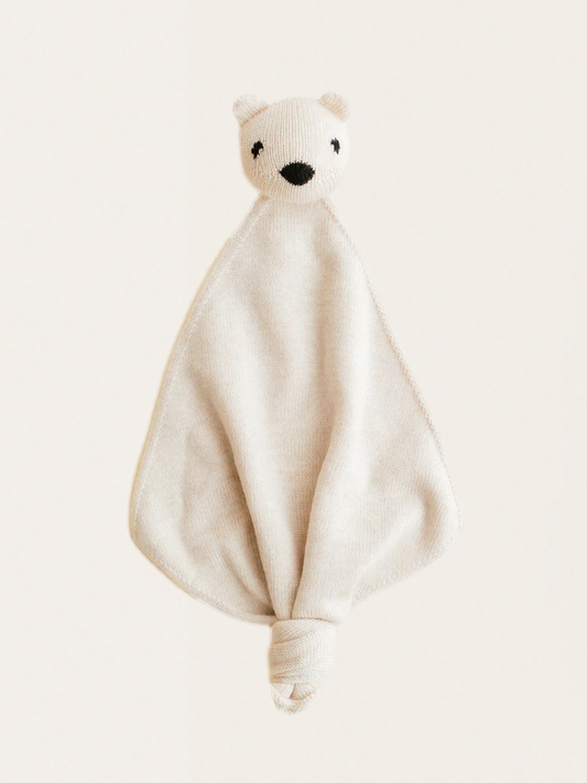 Kuschelbär Tokki Cream aus Merinowolle