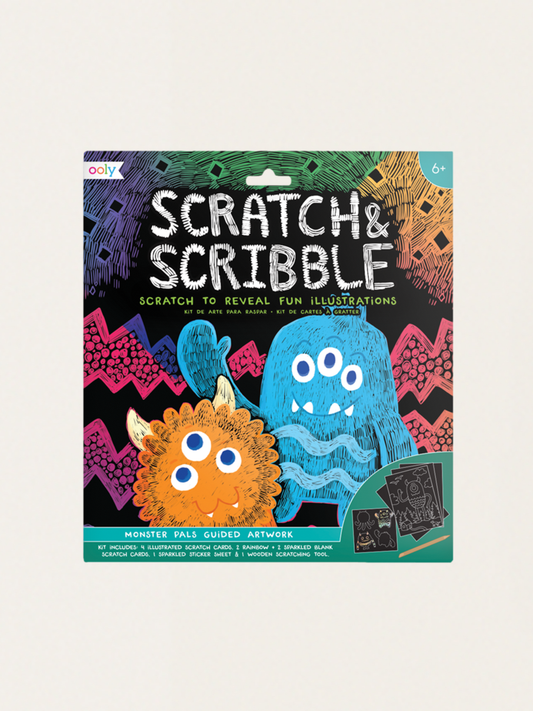 Zdrapywanki Scratch & Scribble - Potworki