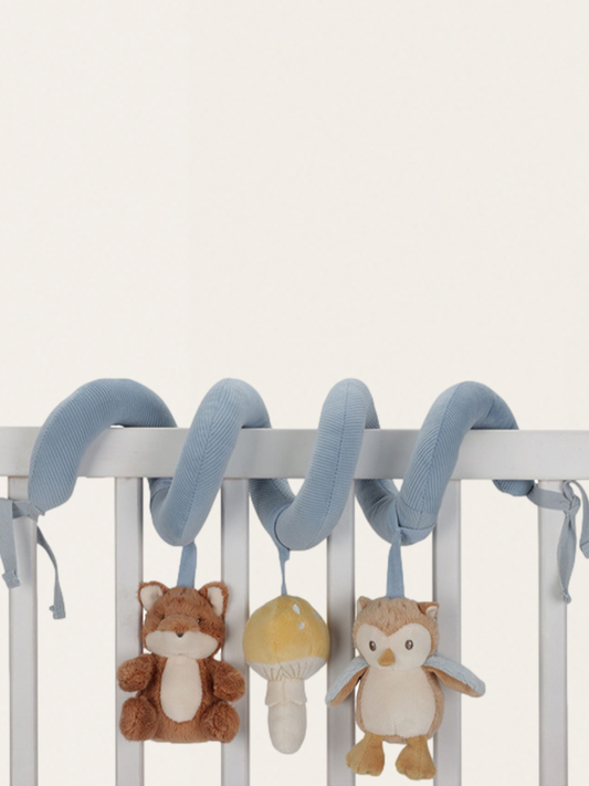 Spiralka aktywizująca do łóżeczka, wózka lub fotelika