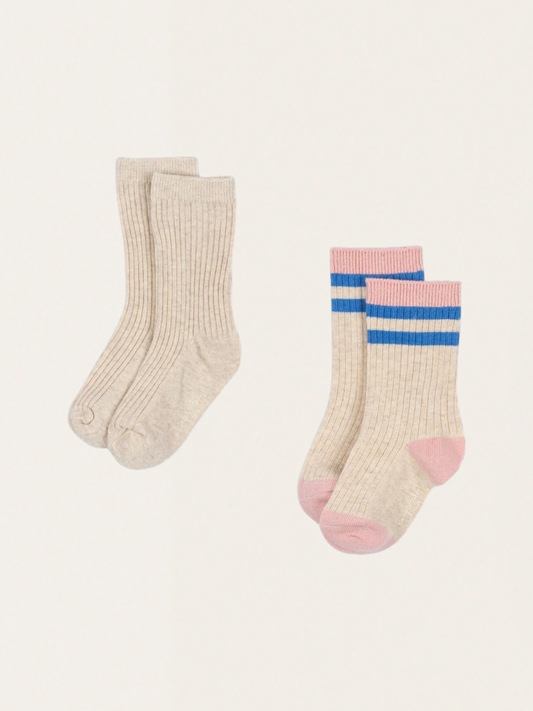 Prążkowane skarpetki 2-pak Lolly Stripe