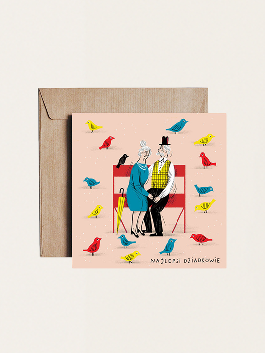Kartka okolicznościowa - Najlepsi Dziadkowie