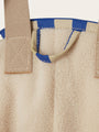 Wiatroszczelne spodnie przeciwdeszczowe - Plaid Cobalt