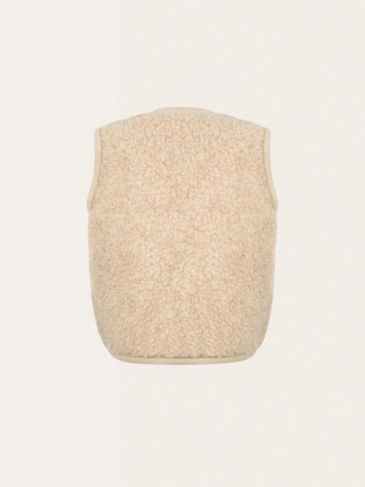 Wełniana kamizelka Beige