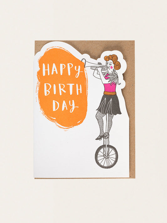 Kartka okolicznościowa z kopertą Happy Birthday Trumpeter