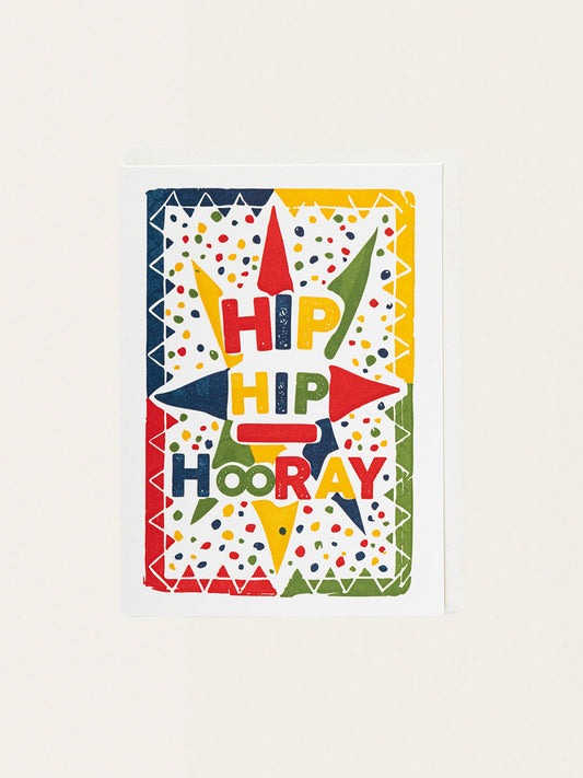 Kartka okolicznościowa z kopertą Hip Hip Hooray