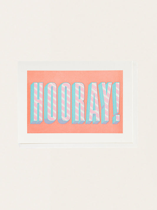 Kartka okolicznościowa z kopertą Hooray