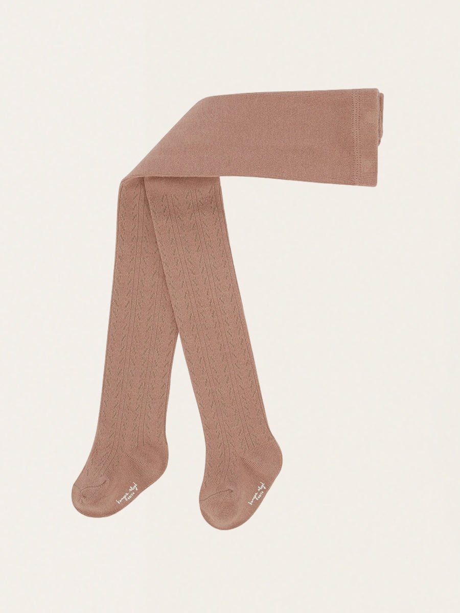 Bawełniane rajstopy Pointelle