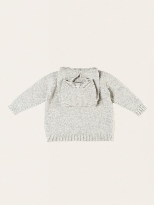Sweter z delikatnego kaszmiru Cat Hoodie