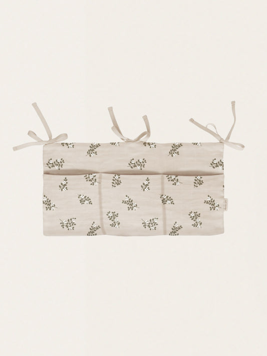 Muślinowy organizer na łóżeczko