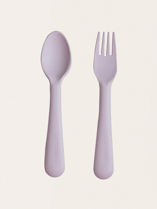 Zestaw pierwszych sztućców do nauki jedzenia