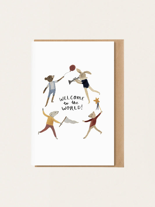 Kartka okolicznościowa "Welcome to the world"