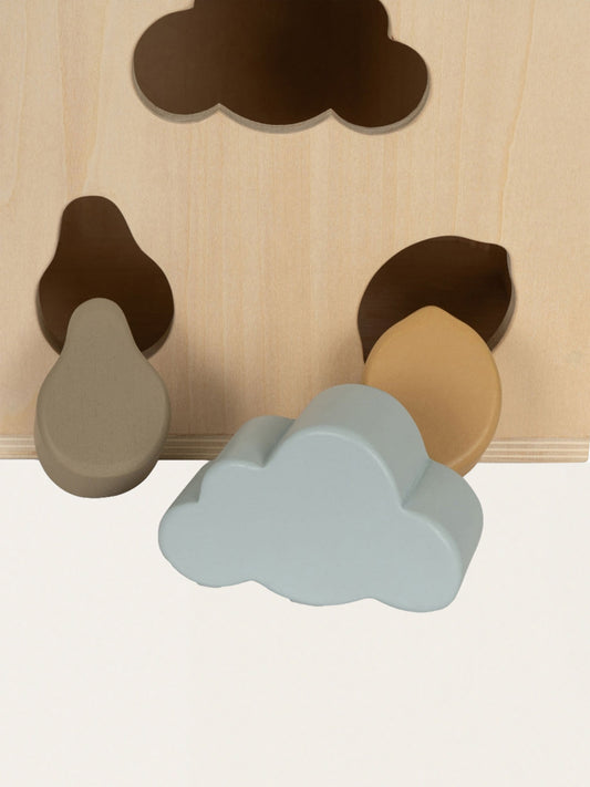 Drewniana kostka aktywnościowa Activity Cube