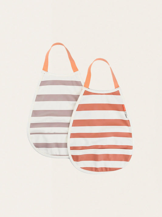 Wodoodporny śliniak z kieszonką 2 szt.